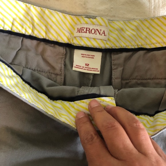 Merona gray shorts size 12 - Picture 3 of 7